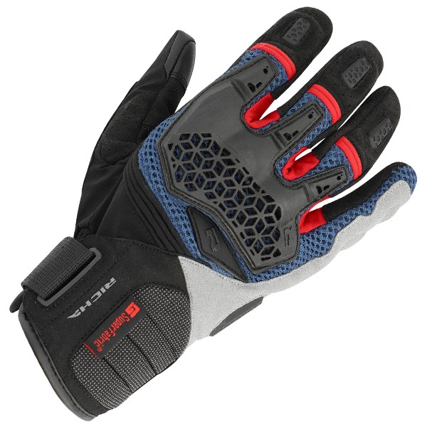 Richa Richa Bogota Gloves Black/Blue/Red